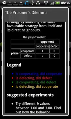 Prisoner android App screenshot 1